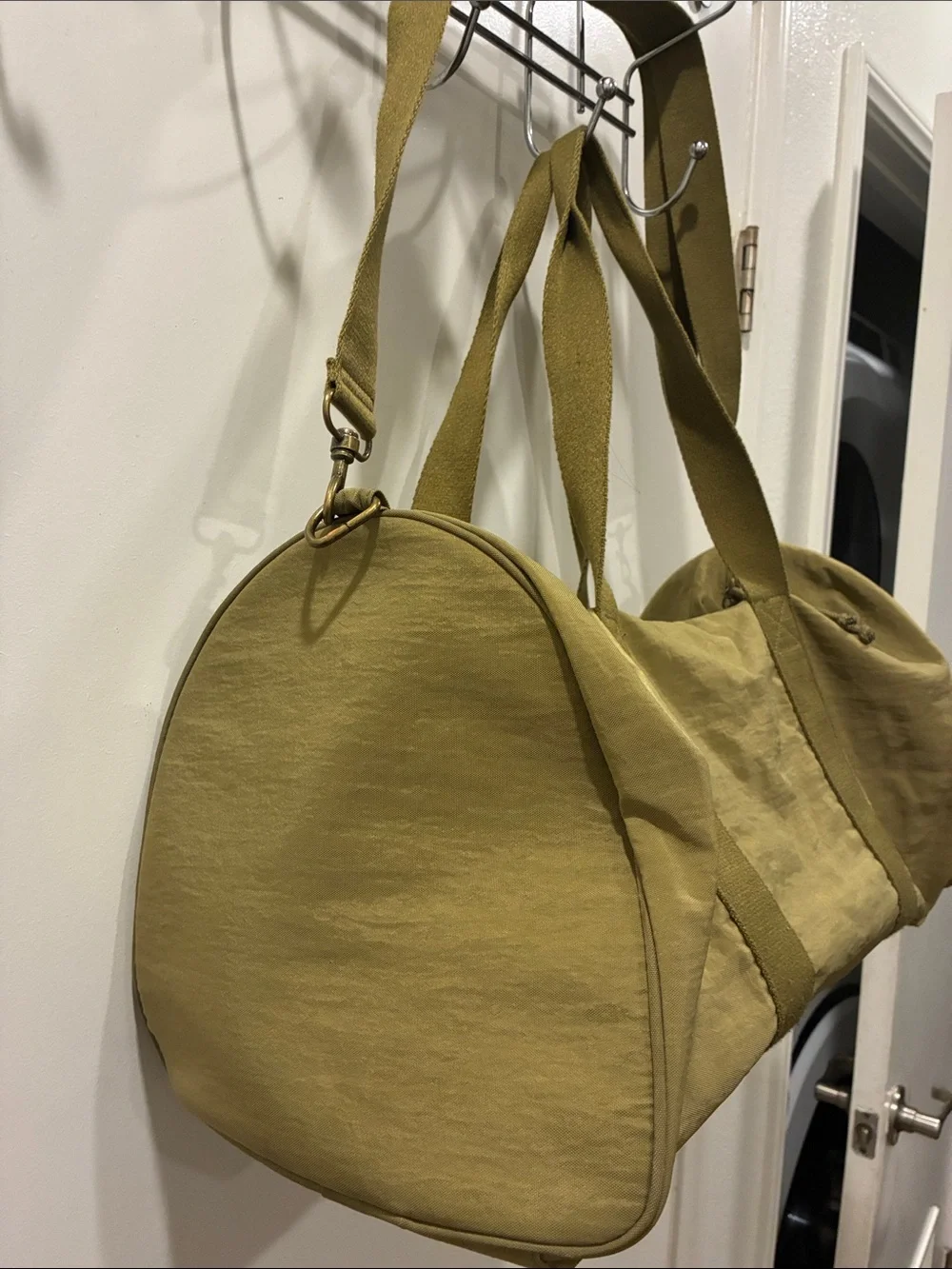 Universal Thread Olive Canvas Duffel Bag